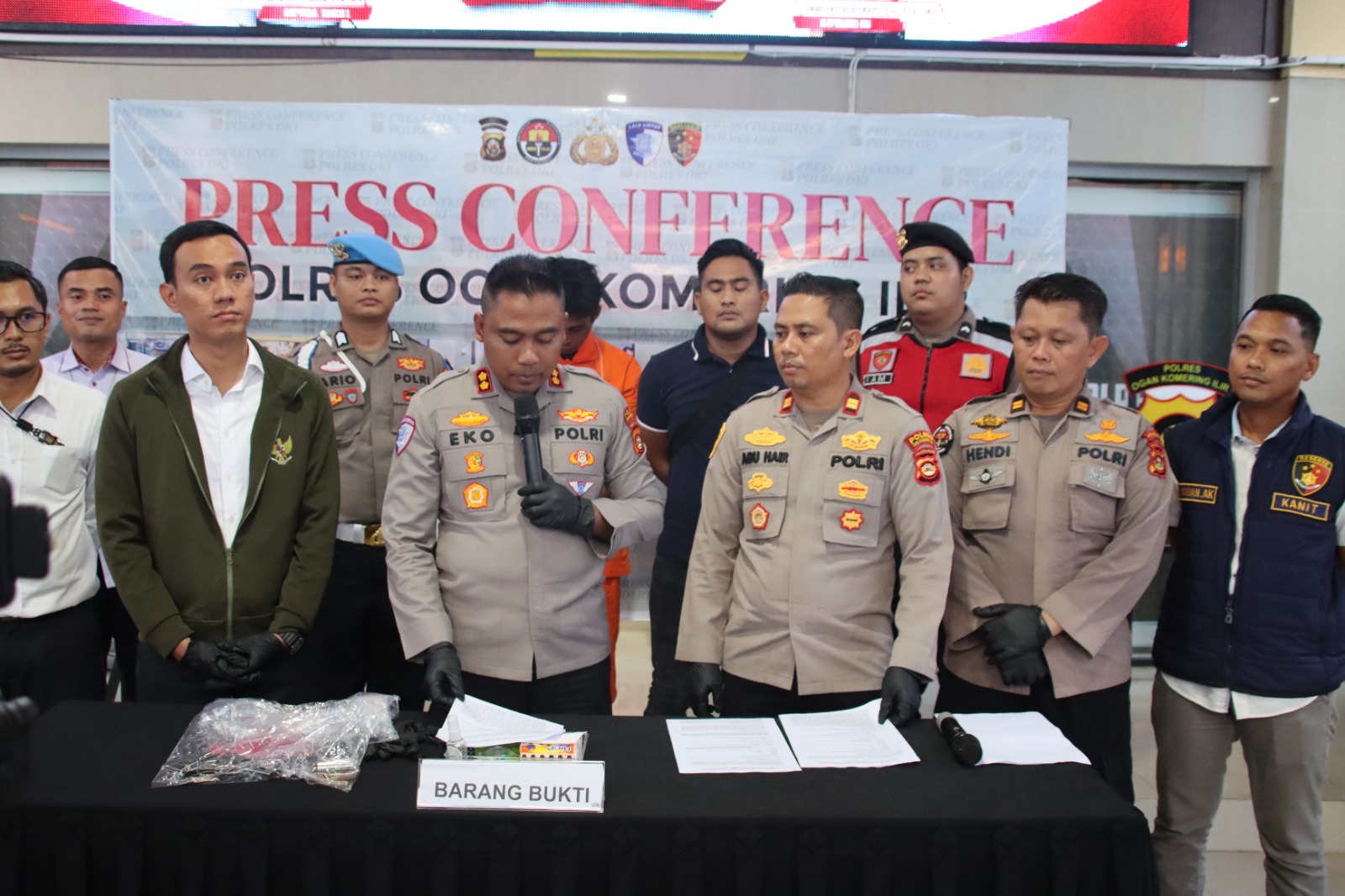 Pencuri Motor di OKI Tembakan Tiga Kali Peluru Senpi Rakitan Saat Dikejar dan Dihadang Warga