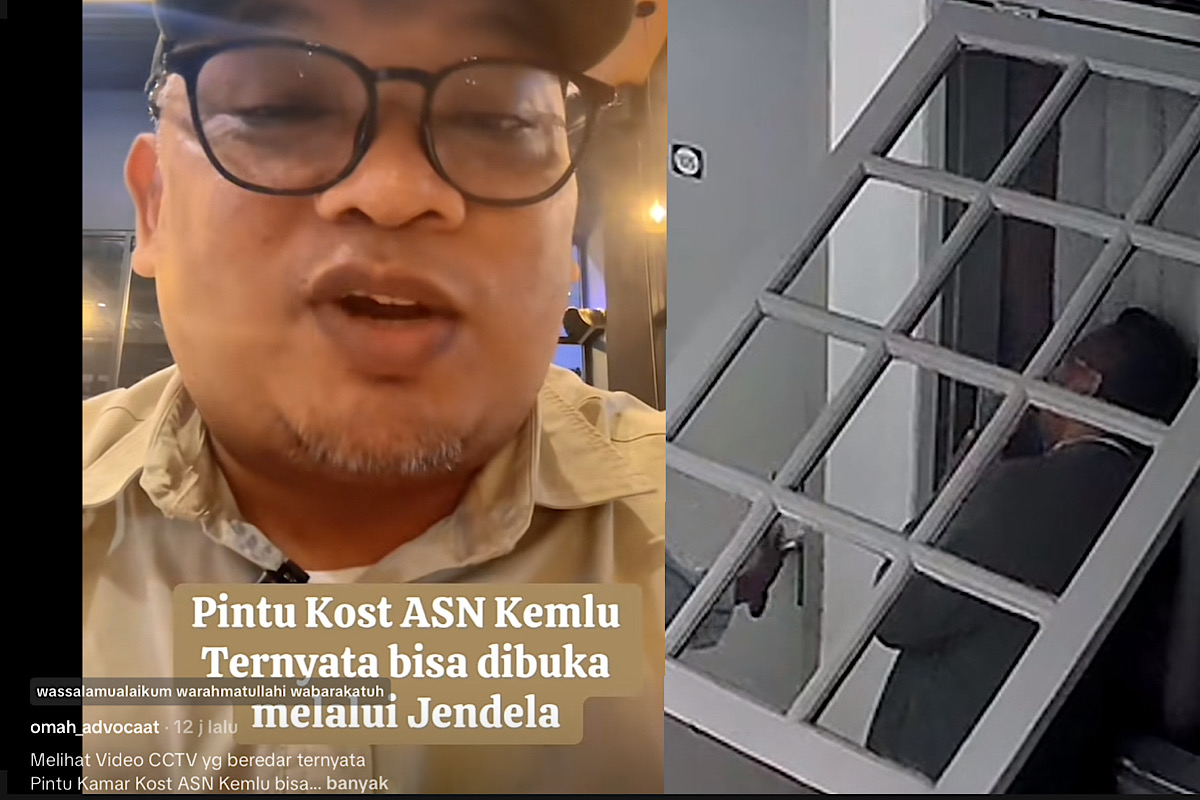 TKP Kamar Kos Diplomat Kemlu Tewas Sudah Tercemar, Pintu Bisa Dibuka Lewat Jendela?