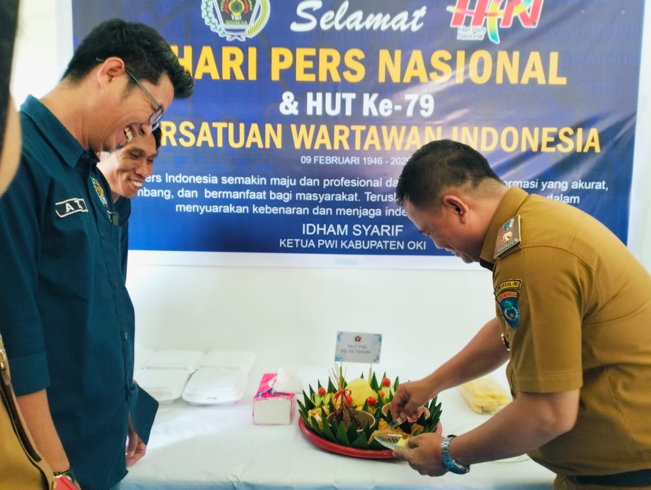 Bupati dan Wakil Bupati OKI terpilih Ucapkan HPN 