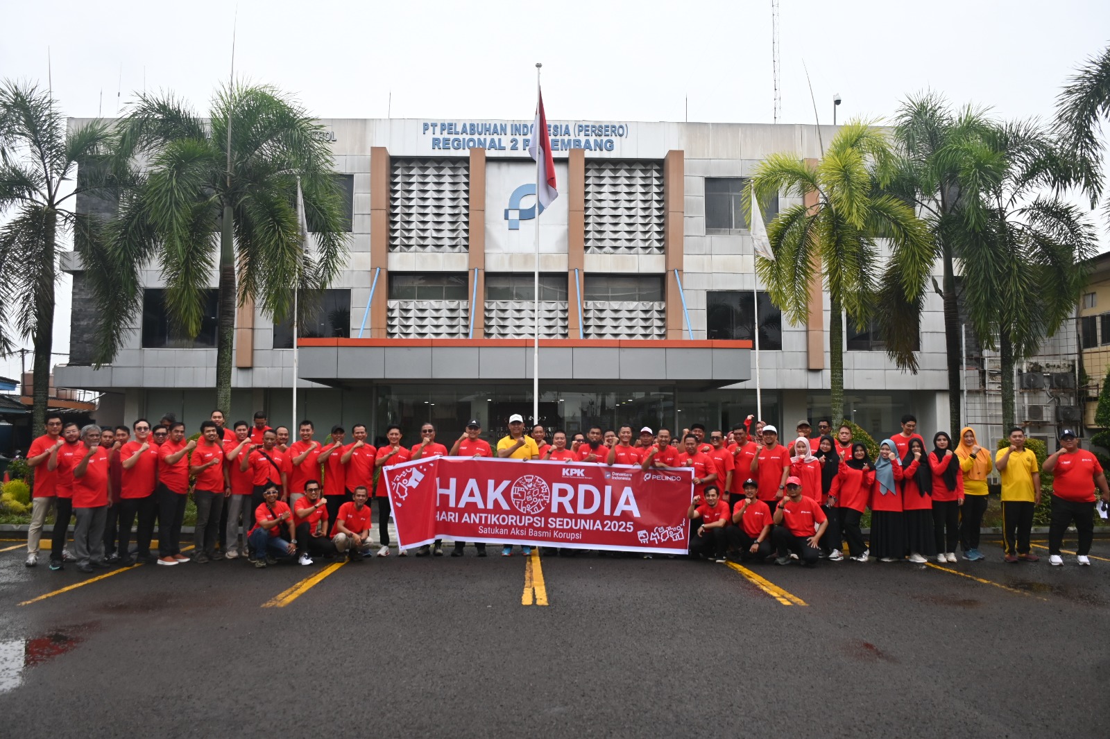 Pelindo Regional 2 Palembang Gelar Jalan Santai Peringati Hakordia 2025