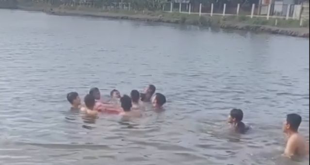 2 Bocah Ditemukan Tewas Tenggelam di Kolam Retensi Lebak Murni Sako 