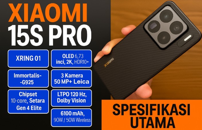 Intip Dapur Xiaomi X15S Pro, Andalkan Chipset Buatan Sendiri Dibekali Kamera Leica Mutakhir