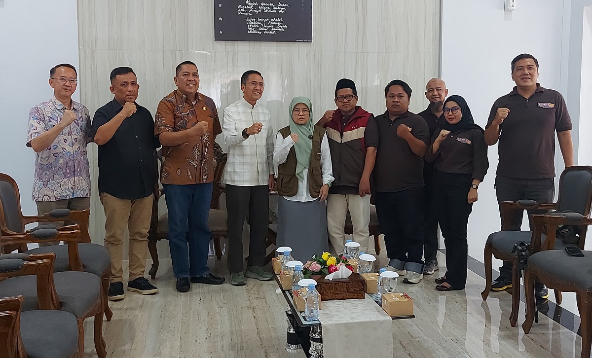 Wali Kota Palembang Ratu Dewa Terima Kunjungan Manajemen Sumeks.co