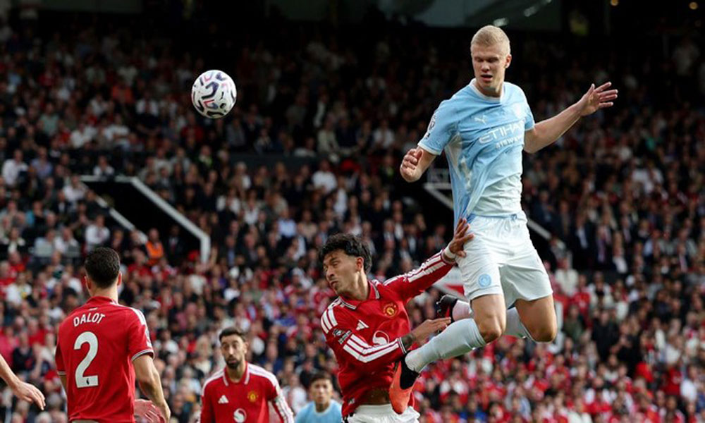 Bermain 10 Pemain, City Kalahkan MU 1-0, Haaland Pahlawan Kemenangan