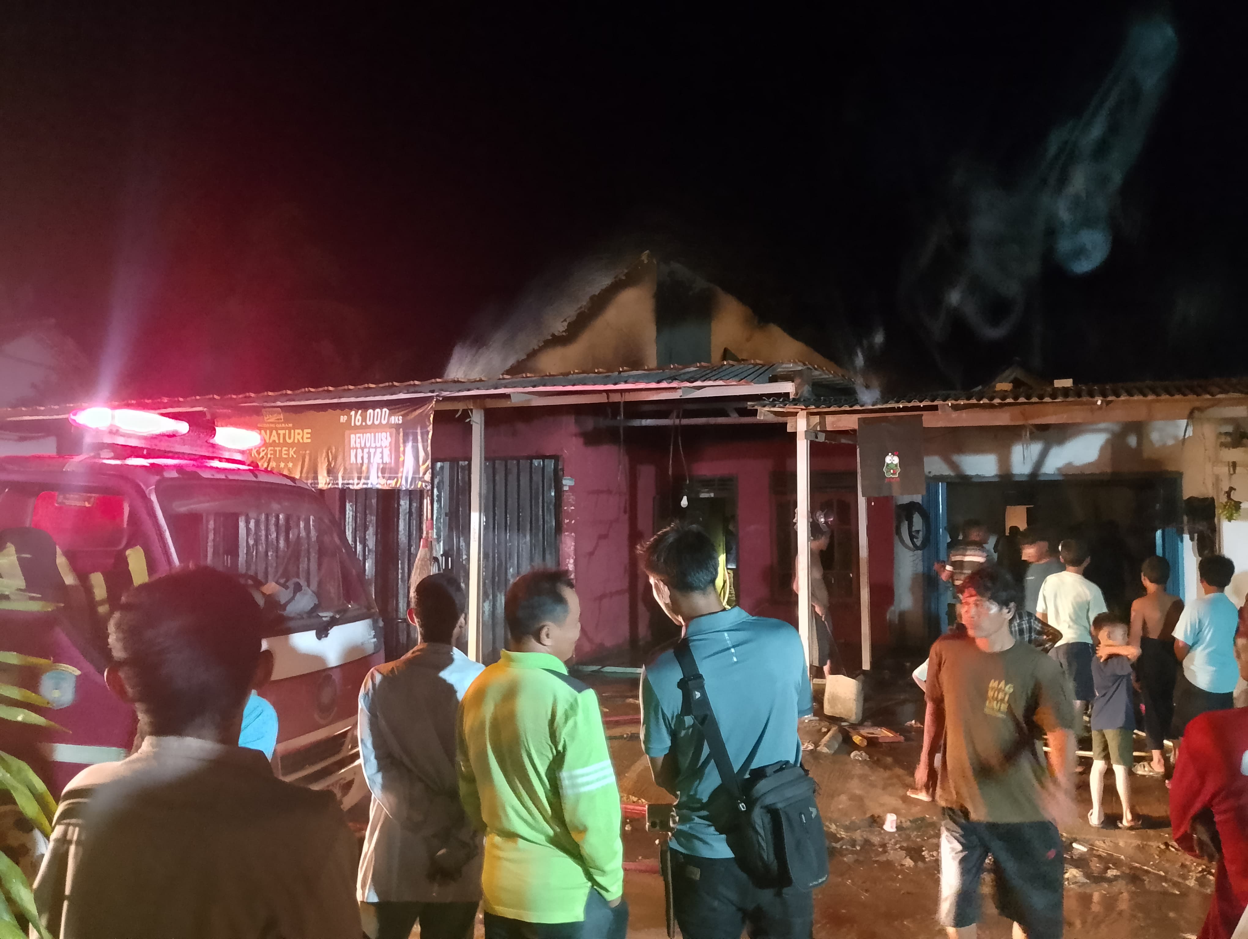 Menjelang Lebaran Idulfitri, Rumah Warga Desa Sukapulih Pedamaran OKI Hangus Terbakar