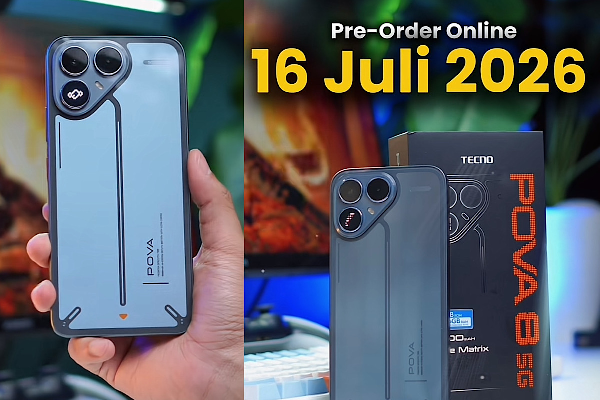 Akhirnya Rilis Tecno Pova 8 5G, Besok 16 Juli 2026 Sudah Bisa Pre-Order Secara Online