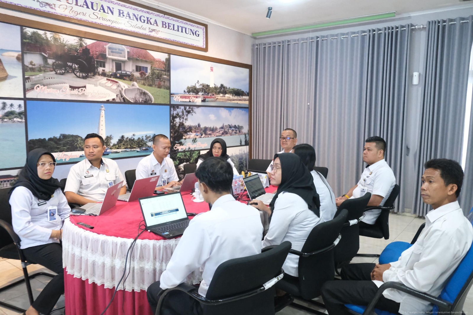 Kanwil Kemenkum Babel Gelar Rapat Pengelolaan Anggaran, Tekankan Efisiensi dan Akuntabilitas