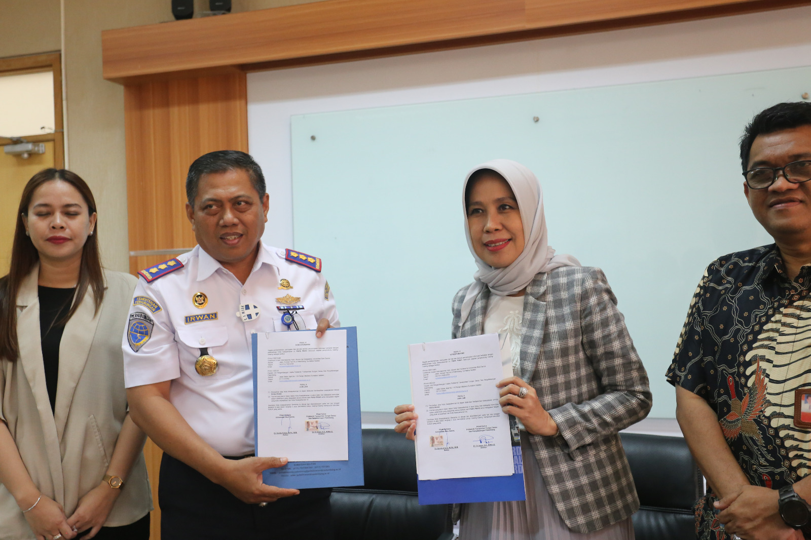 UBD Palembang Menandatangani MoU Bersama Poltek Transportasi Sungai, Danau dan Penyeberangan Palembang 