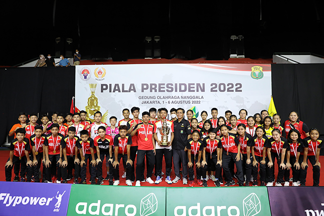 Atlet PB Djarum Berkibar di Piala Presiden 2022