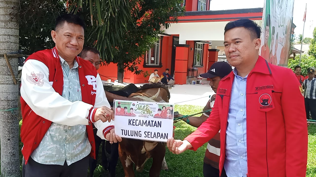 PDIP OKI Kurban Empat Sapi