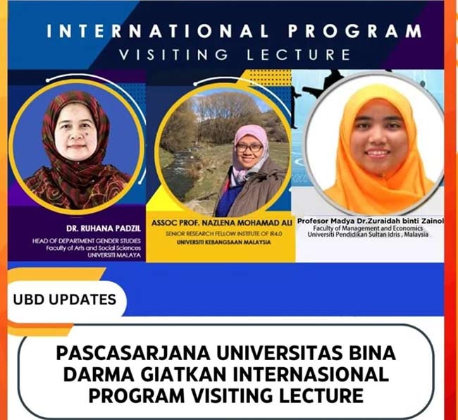 Pasca Sarjana Universitas Bidar Palembang Datangkan Dosen Tamu Dari Luar Negeri 