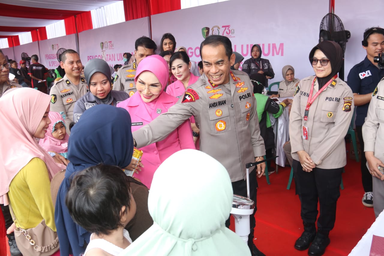 Kapolda Sumsel Ikuti Virtual Giat Bakti Kesehatan Bhayangkara ke-79 dan HKGB ke-73, Dipimpin Kapolri