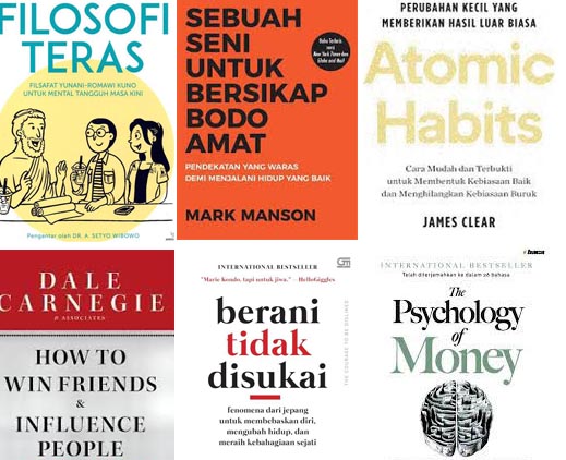 6 Rekomendasi Buku Self Improvement yang Wajib Dibaca