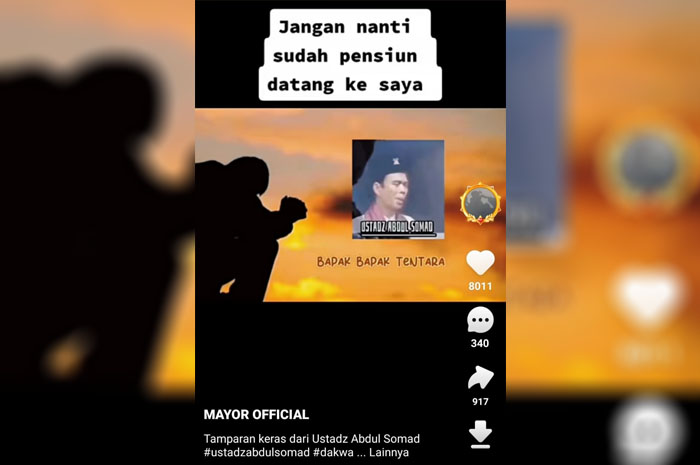 Ustaz Abdul Somad Tampar Keras Personil Polri, TNI dan Intel