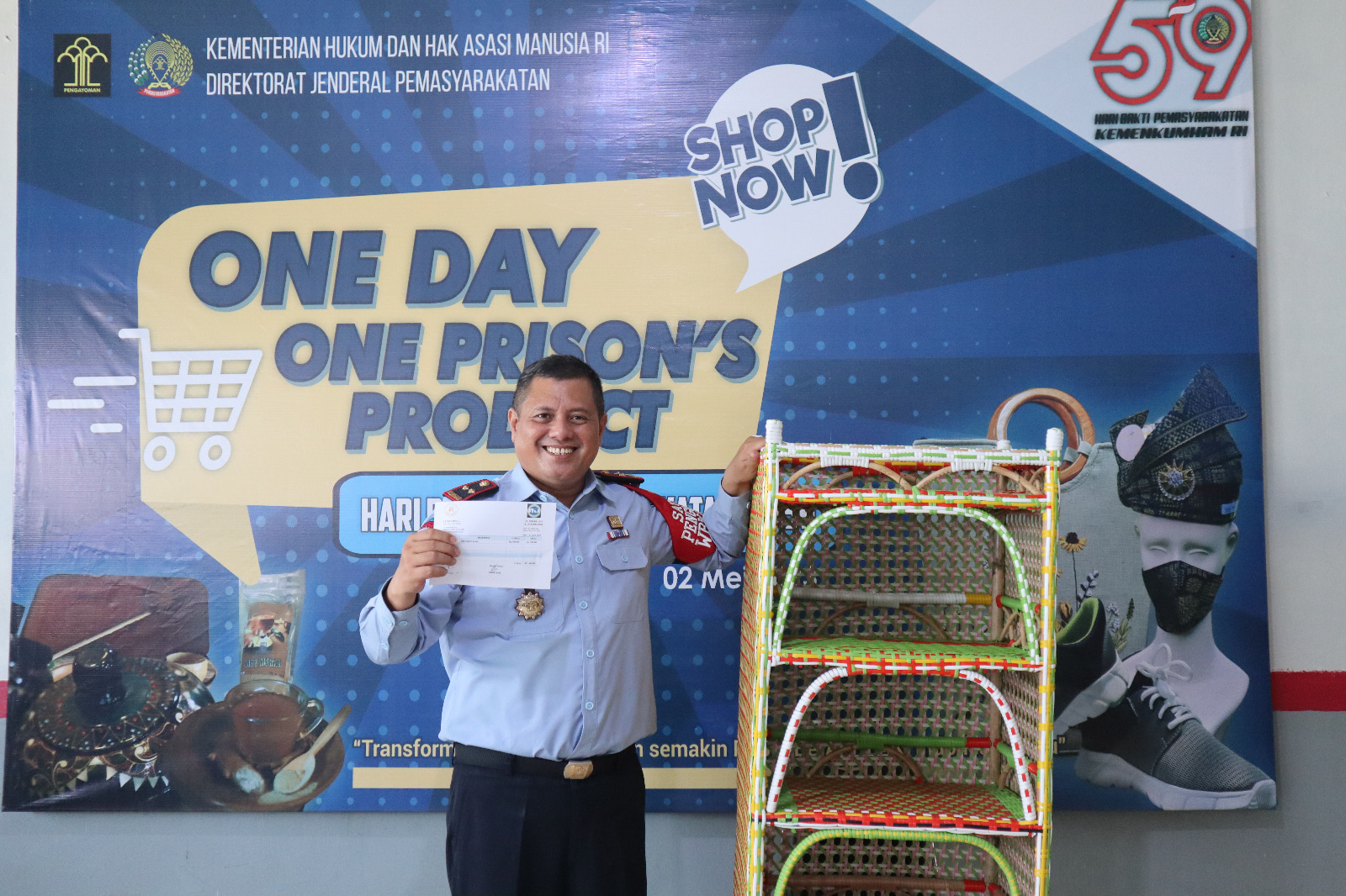 One Day One Prison Product, Petugas Lapas Sekayu Borong Produk Karya Warga Binaan