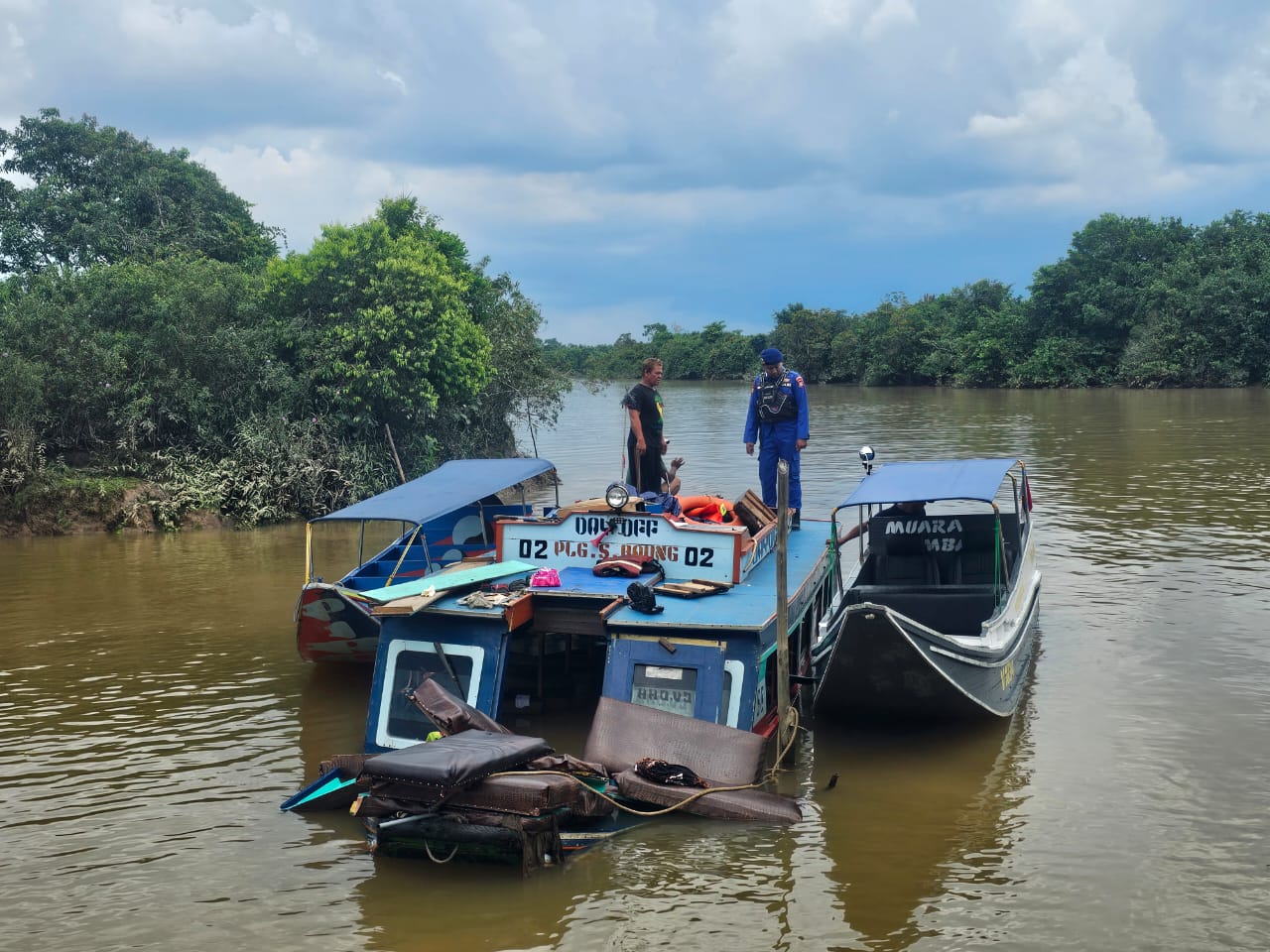 Speedboat Tabrak Jukung di Perairan Sungai Musi, WNA Asal Tiongkok Jadi Korban