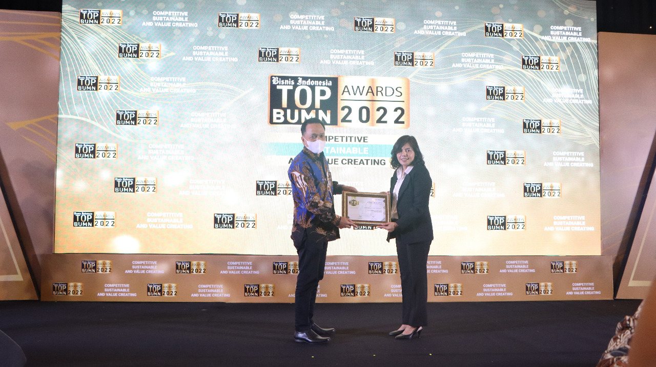Pusri Palembang Sabet Penghargaan pada Top BUMN Awards 2022