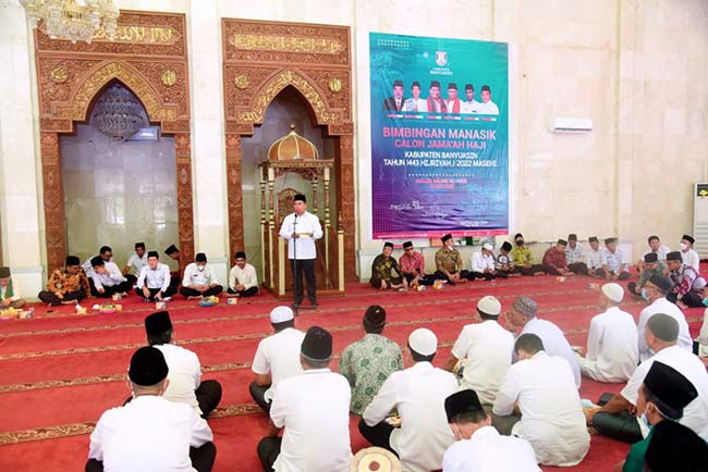 Bupati Banyuasin Buka Manasik Calon Jama’ah Haji Tahun 2022