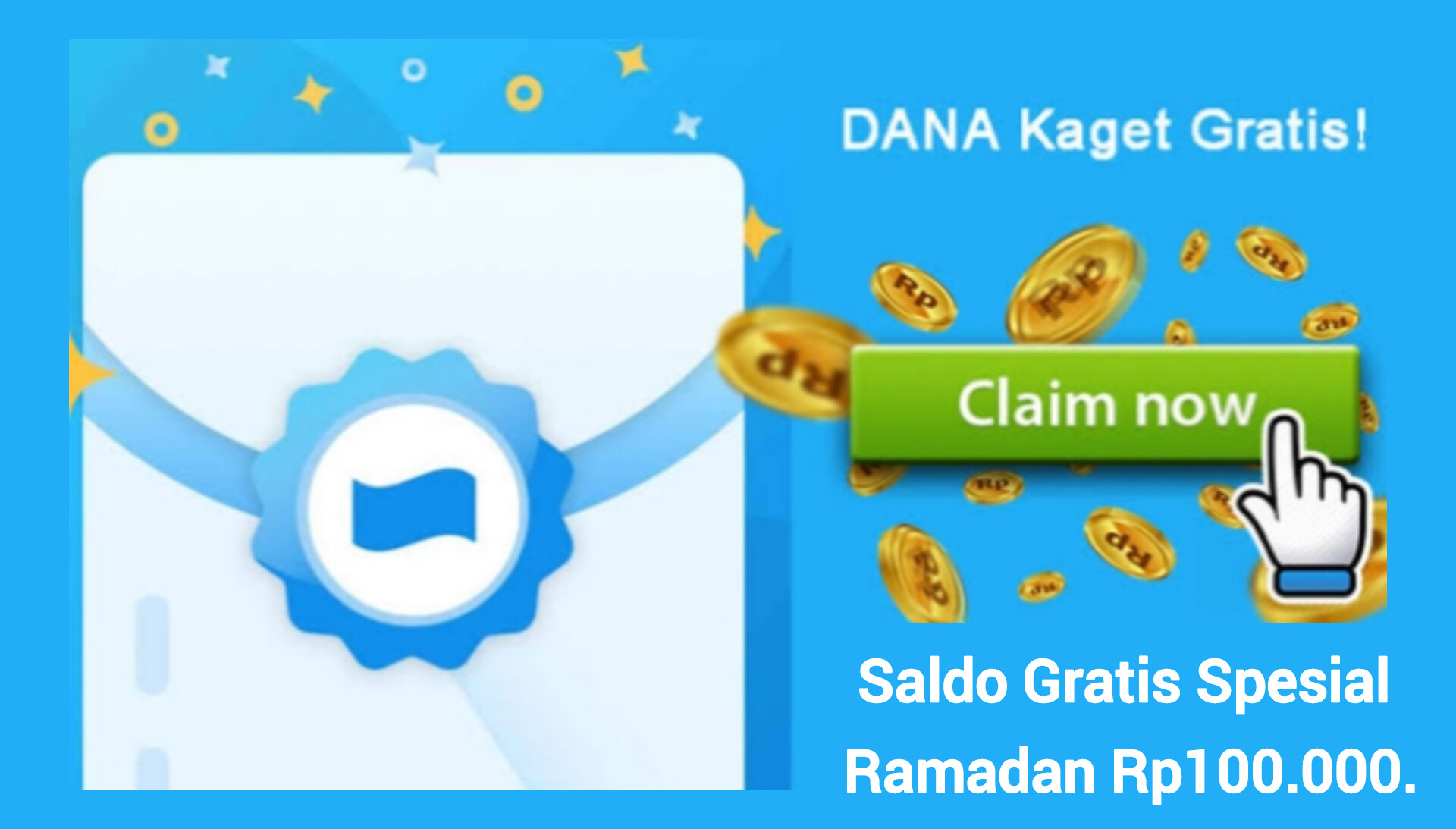 Saldo Gratis Spesial Ramadan Senilai Rp100.000. Langsung Klaim Lewat Fitur DANA Kaget Sekarang