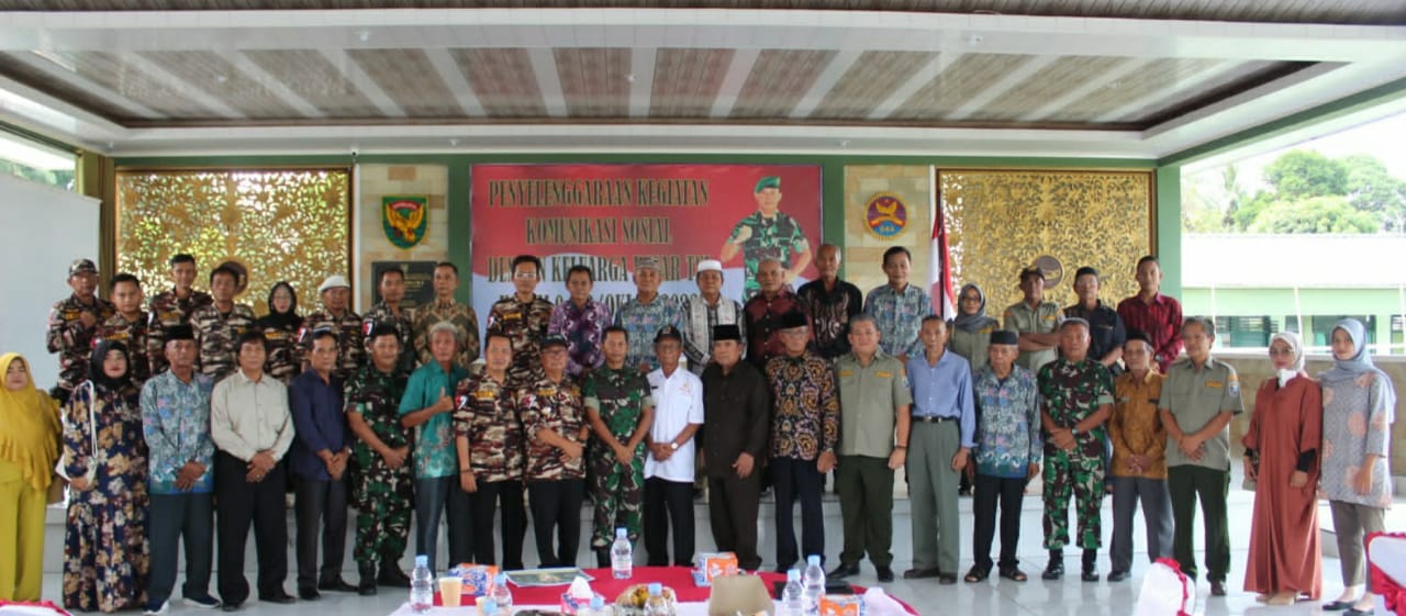 Giliran Keluarga Besar TNI Ikuti Komsos Kodim 0402 OKI