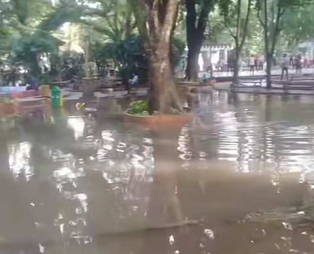 Waspada Hujan Landa Kota Palembang Hingga Sepekan Kedepan, Pemukiman Fasilitas Umum Terdampak 