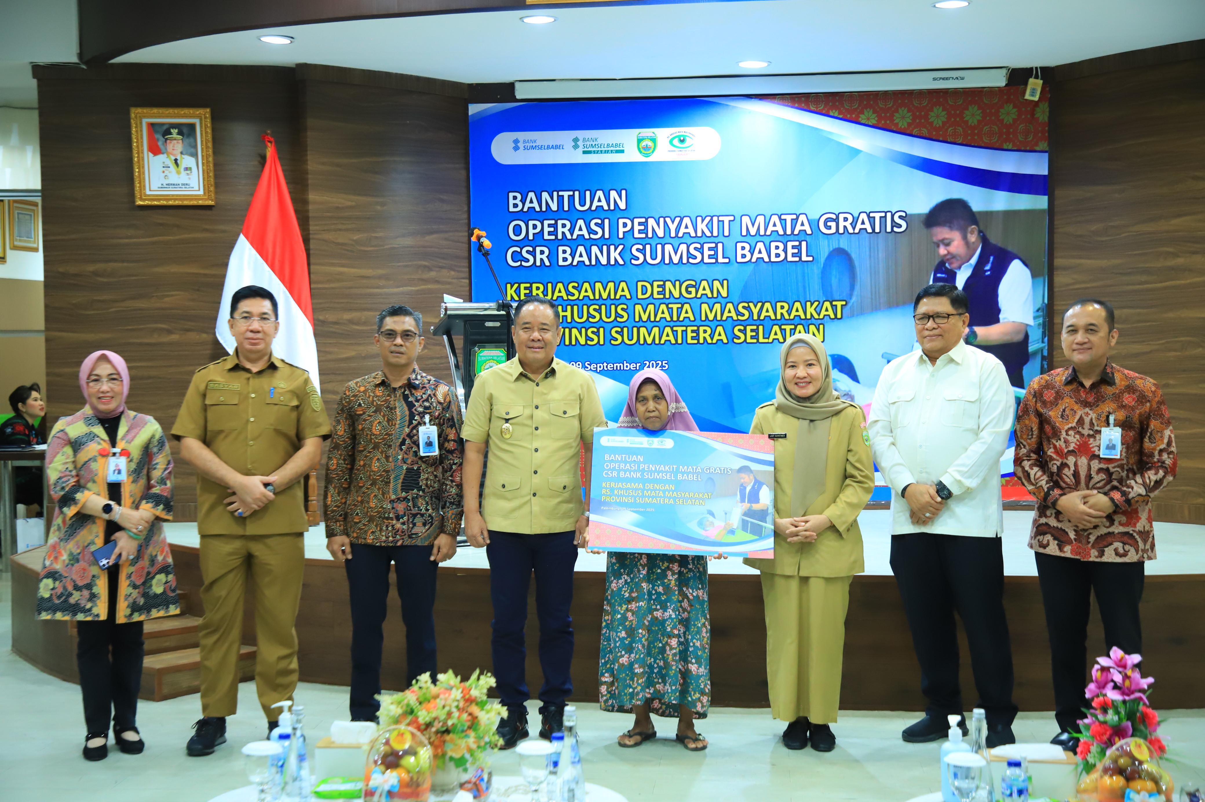Wagub Cik Ujang Ajak Perusahaan Perkuat CSR Kesehatan, Bank Sumsel Babel Jadi Contoh Nyata