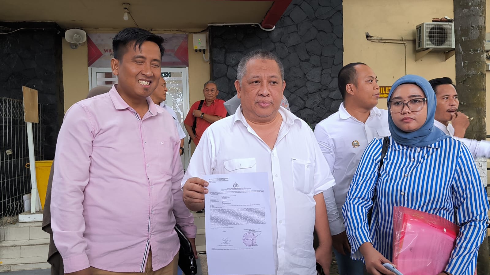 Puluhan Warga Datangi Polda Sumsel, Jadi Korban Penipuan Berkedok MBG