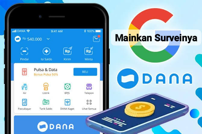 Cuma Modal Isi Survei di Aplikasi, Saldo DANA Gratis Rp100 Ribu Langsung Cair