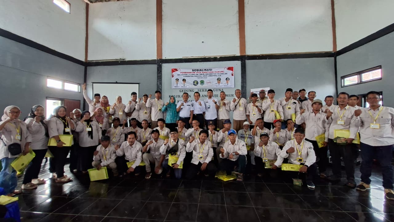 Dorong Layanan Hukum Gratis, Kemenkum Sumsel Bina Posbankum di Talang Ubi PALI