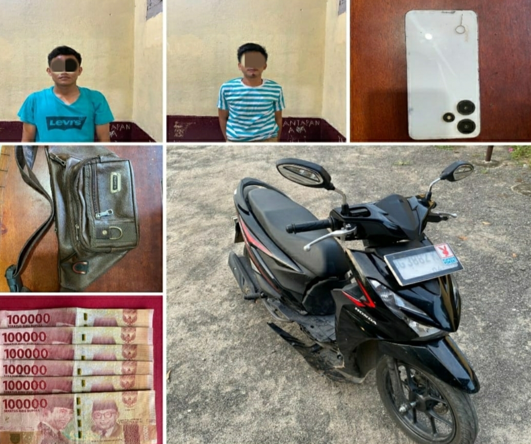 Jambret di Lintas Timur Ogan Ilir Diamankan Polsek Tanjung Raja Usai Dimassa Warga Talang Balai Baru