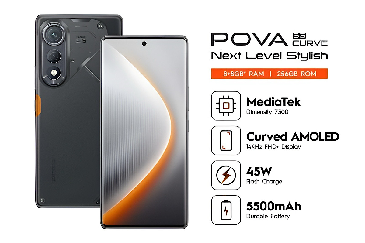 Tahta Raja Buat Hape Gaming Murah Tapi Mewah Nopember 2025 Dikudeta Tecno Pova Curve 5G