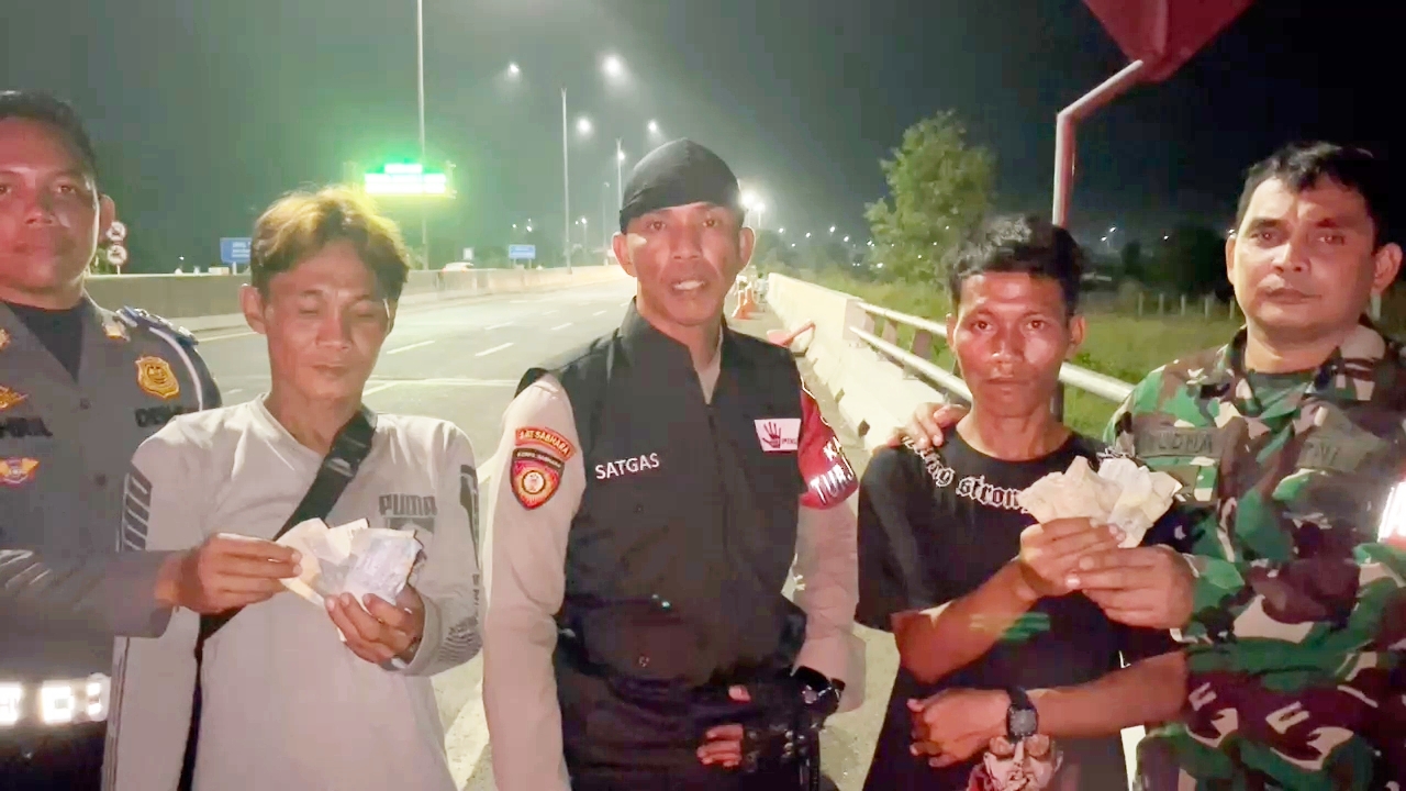 Tim Patroli Perintis Presisi Polres Ogan Ilir, Amankan 2 Terduga Pelaku Pungli di Pintu Tol Kramasan