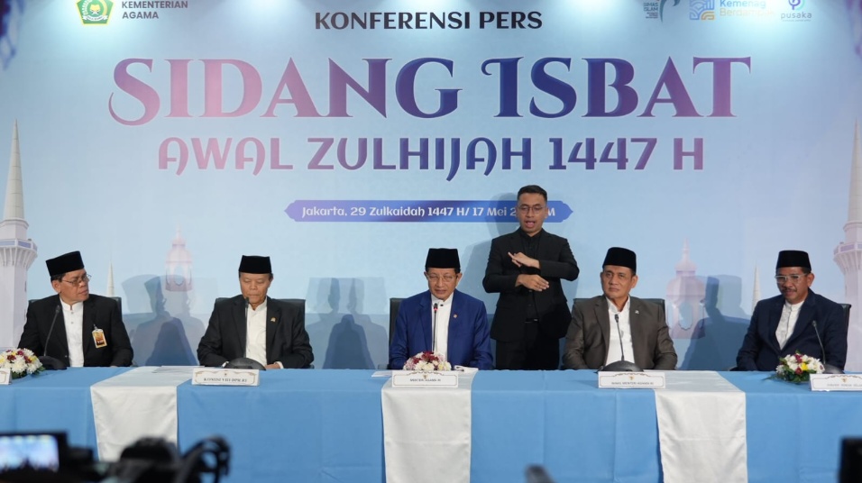 Hasil Sidang Isbat, Pemerintah Tetapkan 1 Zulhijjah 1447 Hijriah Jatuh pada 18 Mei 2026 dan Idul Adha 27 Mei