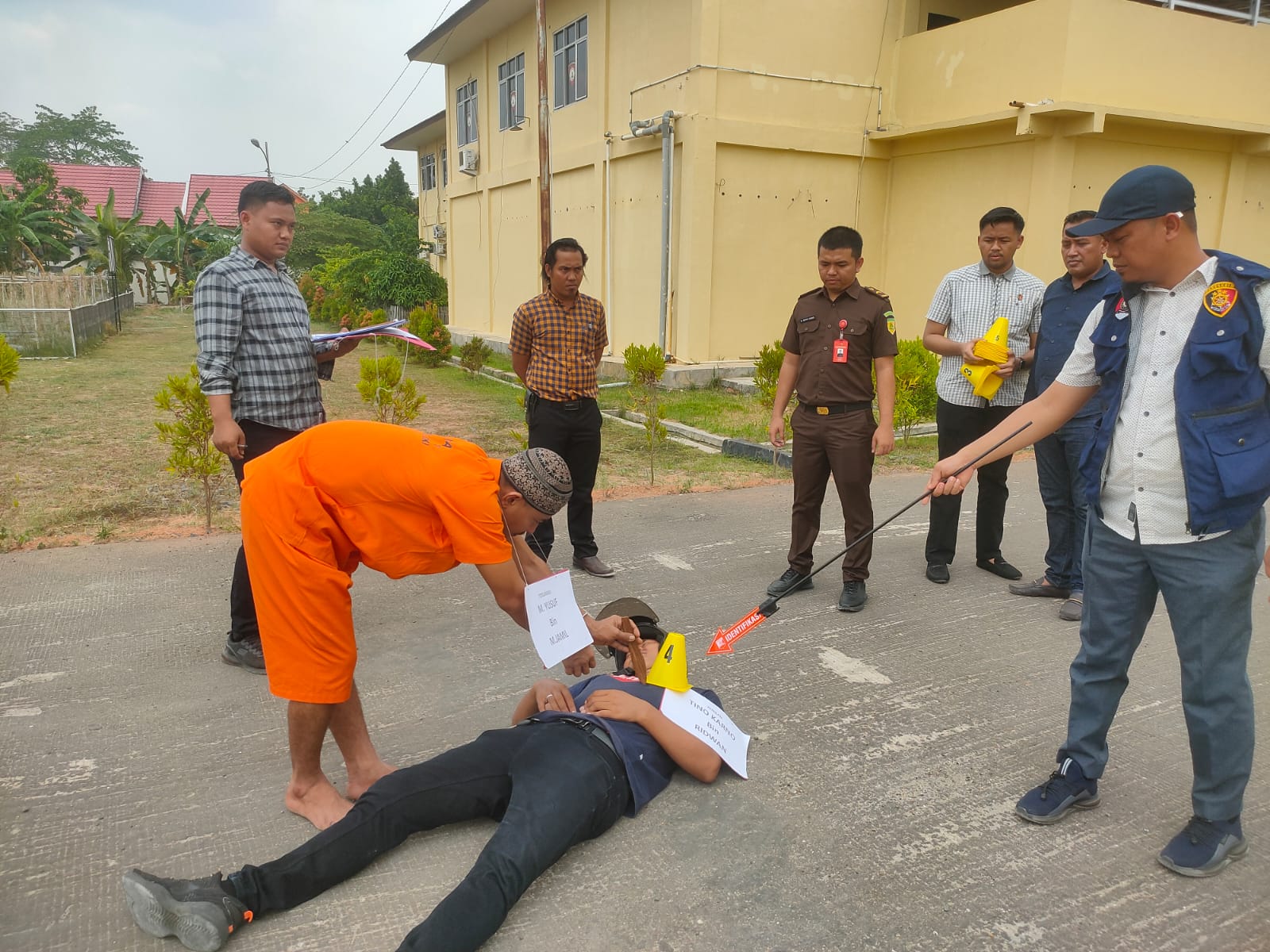 Polisi Gelar Rekonstruksi 8 Adegan Kasus Pembunuhan Gegara Hutang di OKI 