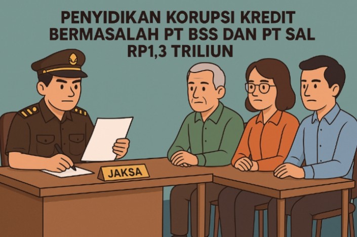 Korupsi Kredit Bermasalah Rp1,3 Triliun PT BSS dan PT SAL pada Bank Plat Merah, 3 Saksi Diperiksa Kejati