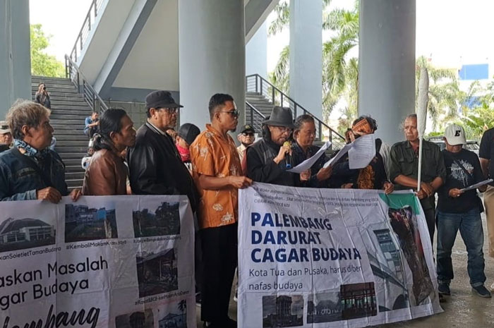 Aliansi Seniman Datangi DPRD Palembang, Desak Wako Lindungi Cagar Budaya