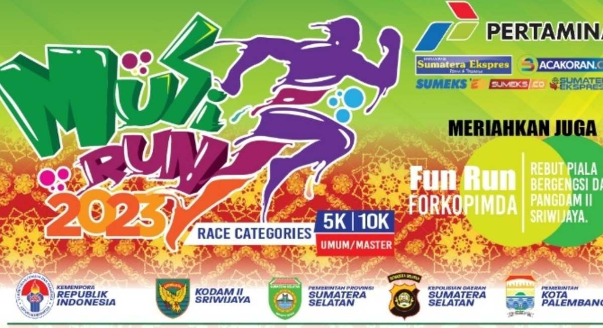 CATAT! Musi Run 2023 Segera Dimulai, Event Lari Nasional di Palembang dengan Total Hadiah Rp 85 Juta