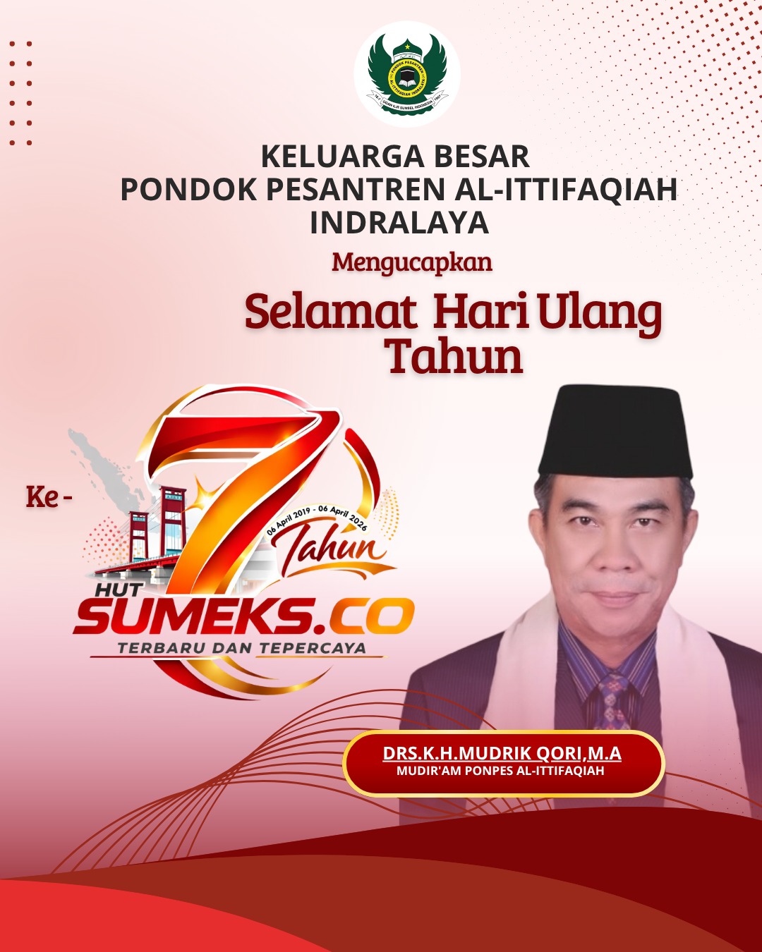 Ponpes Al Ittifaqiah Indralaya Ogan Ilir: Selamat Ulang Tahun ke-7 SUMEKS.CO Tahun 2026
