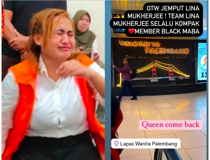 Lina Mukherjee Kasus Penistaan Agama Dikabarkan Bakal Bebas Besok, Unggah Jemput ke Palembang di IG Story