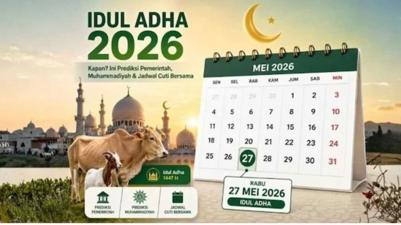 Awal Zulhijah 1447 H Jatuh pada 18 Mei 2026, Hari Arafah 26 Mei