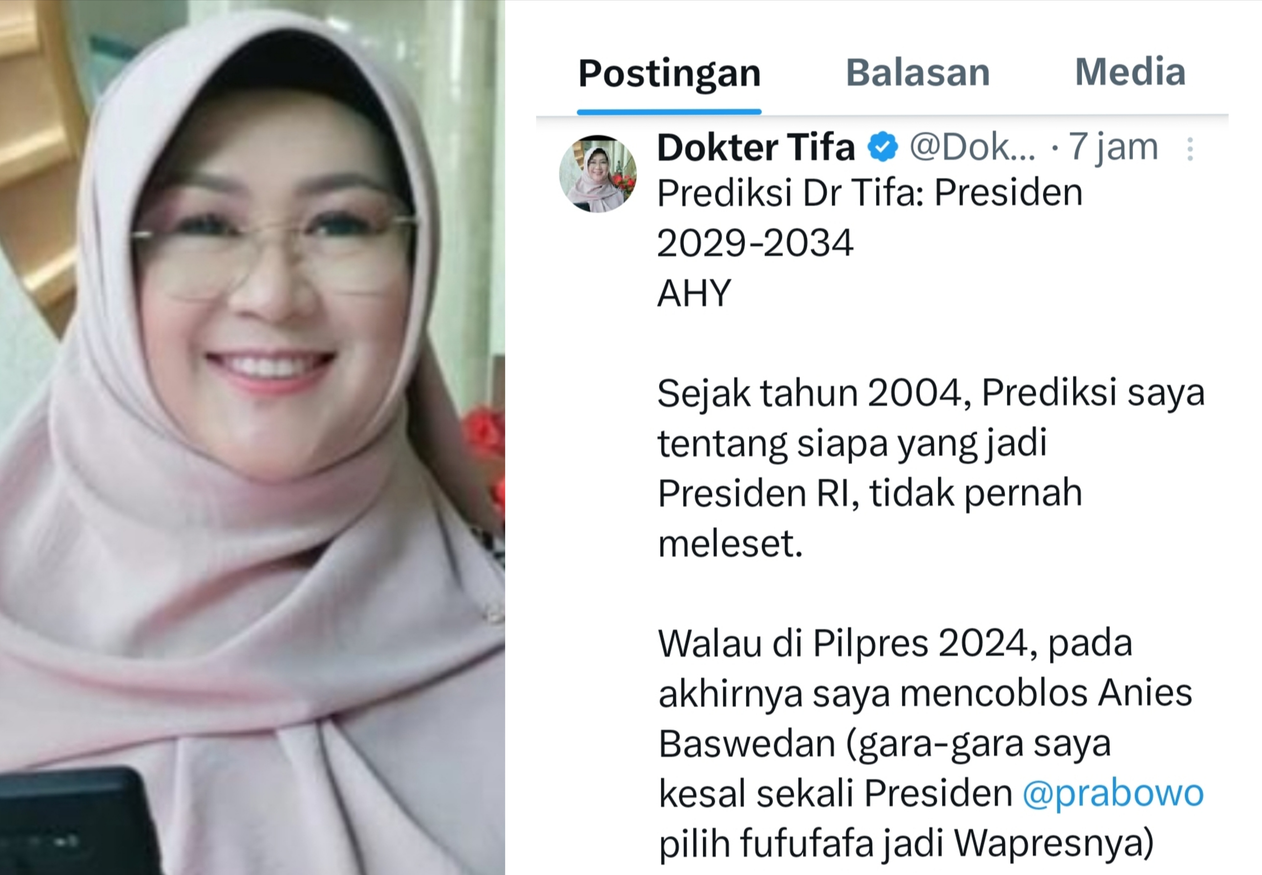 Prediksi Presiden RI 2029-2034, Dr Tifa Sebut Sosok Agus Harimurti Yudhoyono adalah Pilihan Terbaiknya