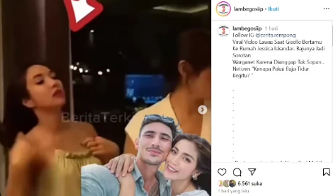 Video Lawas Gisella Anastasia Bertamu ke Rumah Jessica Iskandar Viral, Gaya dan Gesturnya Disorot