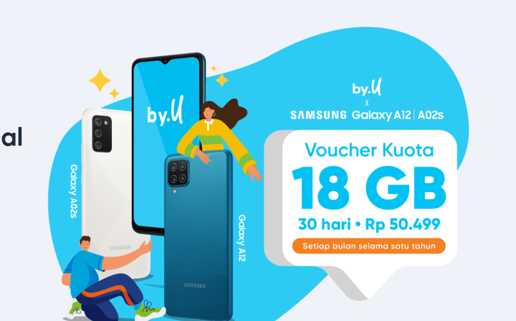 Paket Bundling by.U dan Samsung: Cara Hemat Dapat Kuota Besar Setiap Bulan