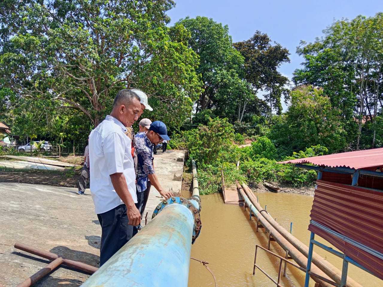 Pelanggan PDAM Tirta Betuah Terancam Krisis Air Bersih, Rumah Pompa di Pangkalan Balai Nyaris Roboh