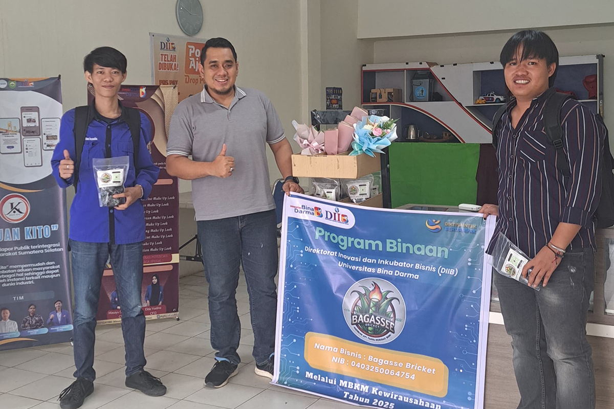 Bagasse Bricket: Inovasi Ramah Lingkungan dari Universitas Bina Darma yang Siap Revolusi Pasar UMKM Kuliner
