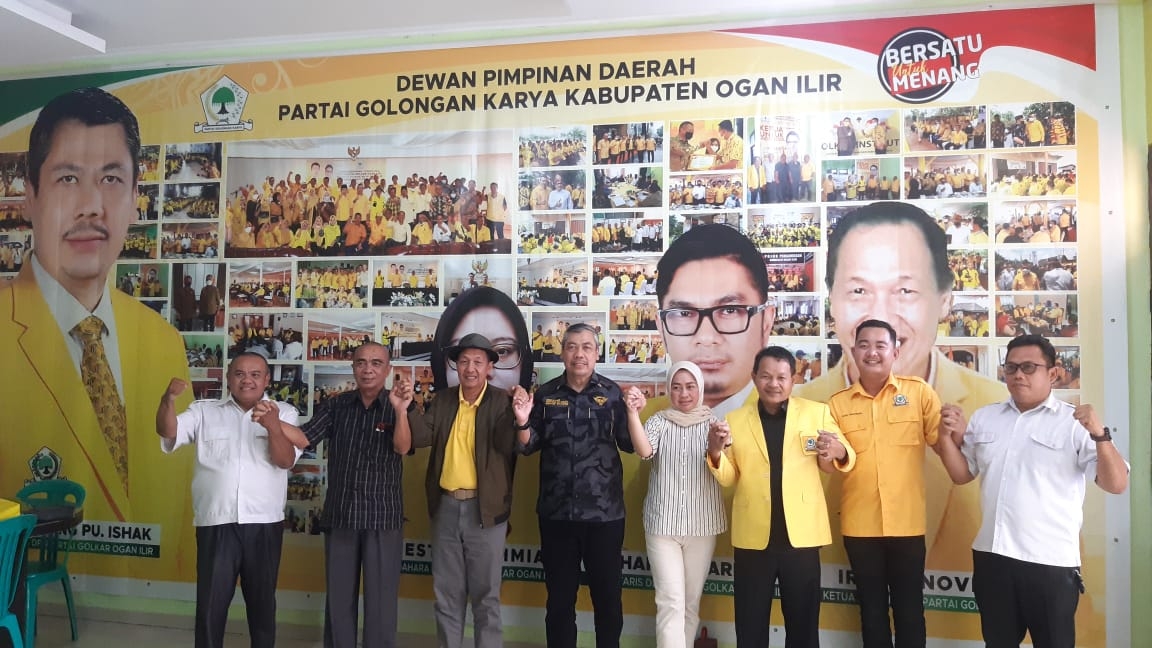 Tiga Anggota Fraksi Partai Golkar DPRD Ogan Ilir Bergabung ke Pimpinan Endang