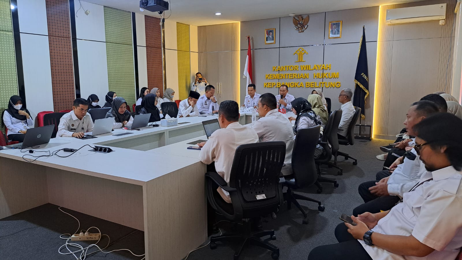 Kanwil Kemenkumham Babel Fasilitasi Pengharmonisasian 40 Produk Hukum Daerah pada Triwulan I 2025