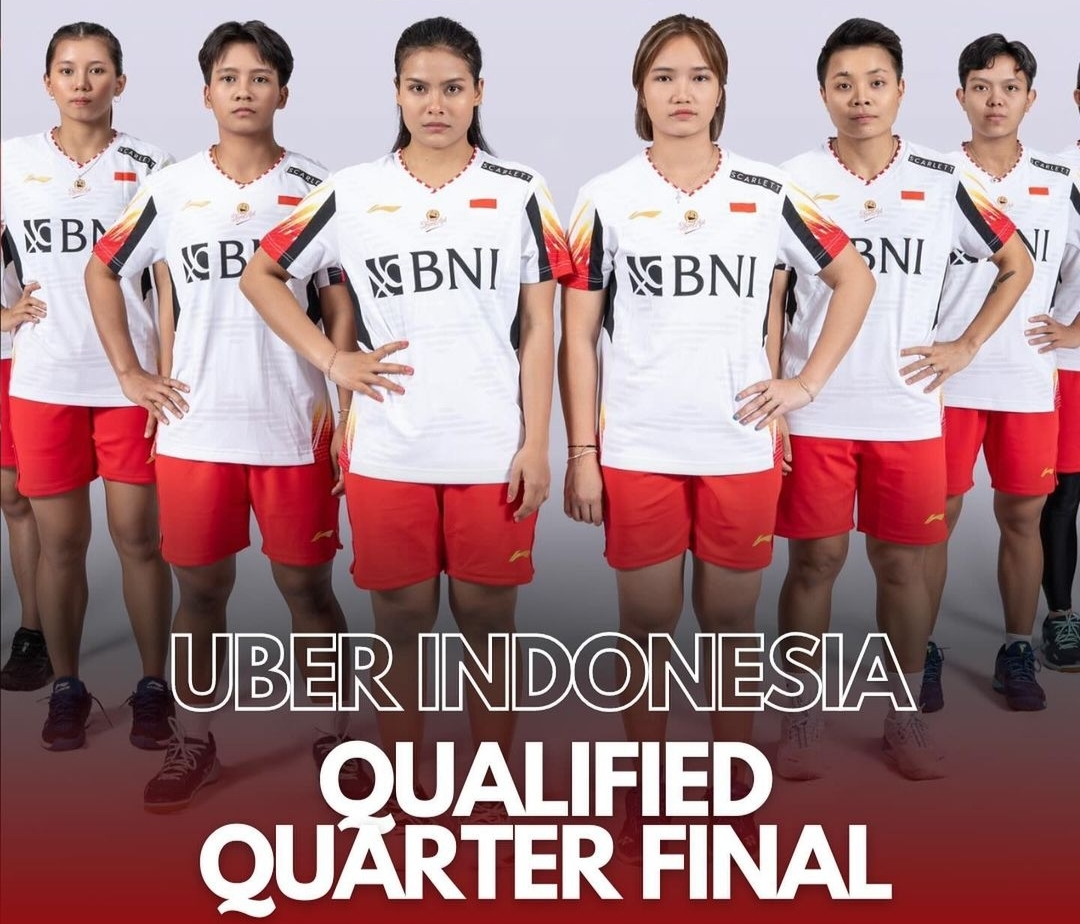 Lumat Uganda 5-0, Indonesia Dipastikan Lolos ke Babak Perempat Final Uber Cup 2024