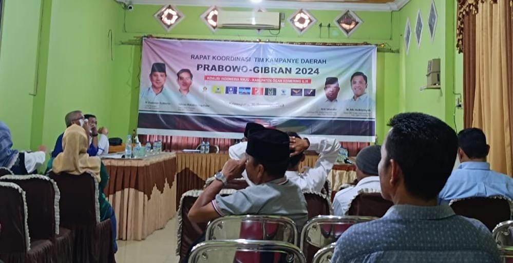 TKD Prabowo-Gibran Optimis Peroleh 70 Persen Suara di Kabupaten OKI