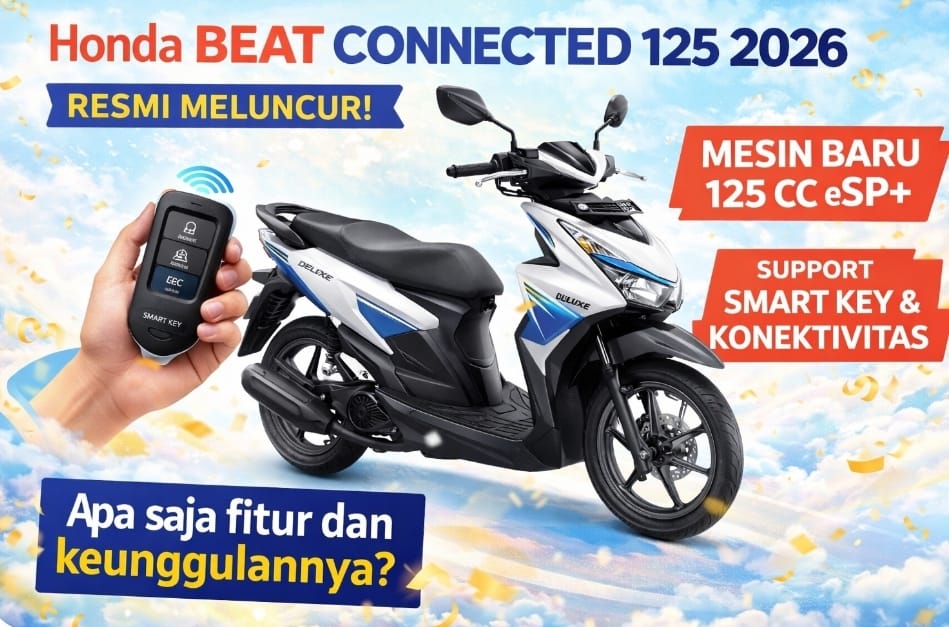 Honda BeAT Connected 125 2026 Resmi Meluncur, Apa Saja Fitur dan Keunggulannya?